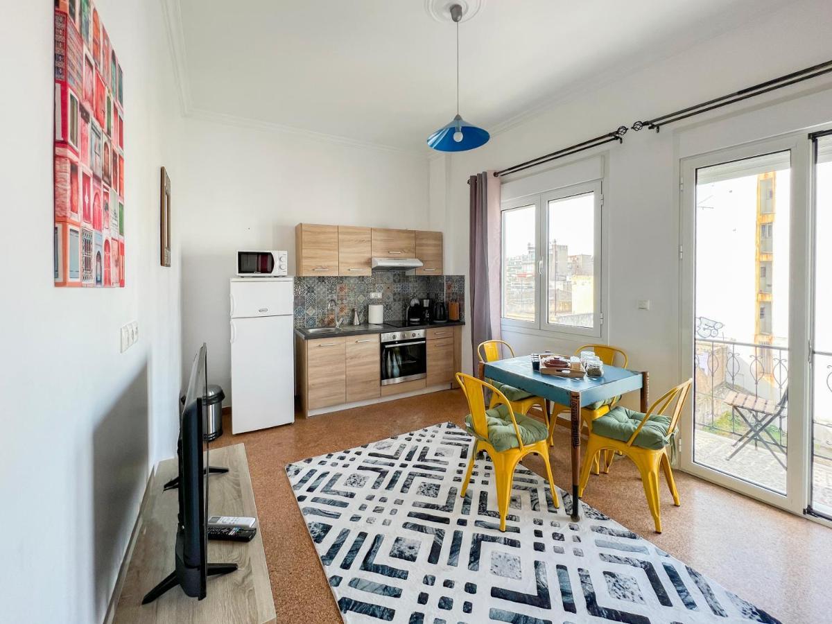 Ferienwohnung Soho Artsy 55Sqm Apt With Acropolis View Athen Exterior foto