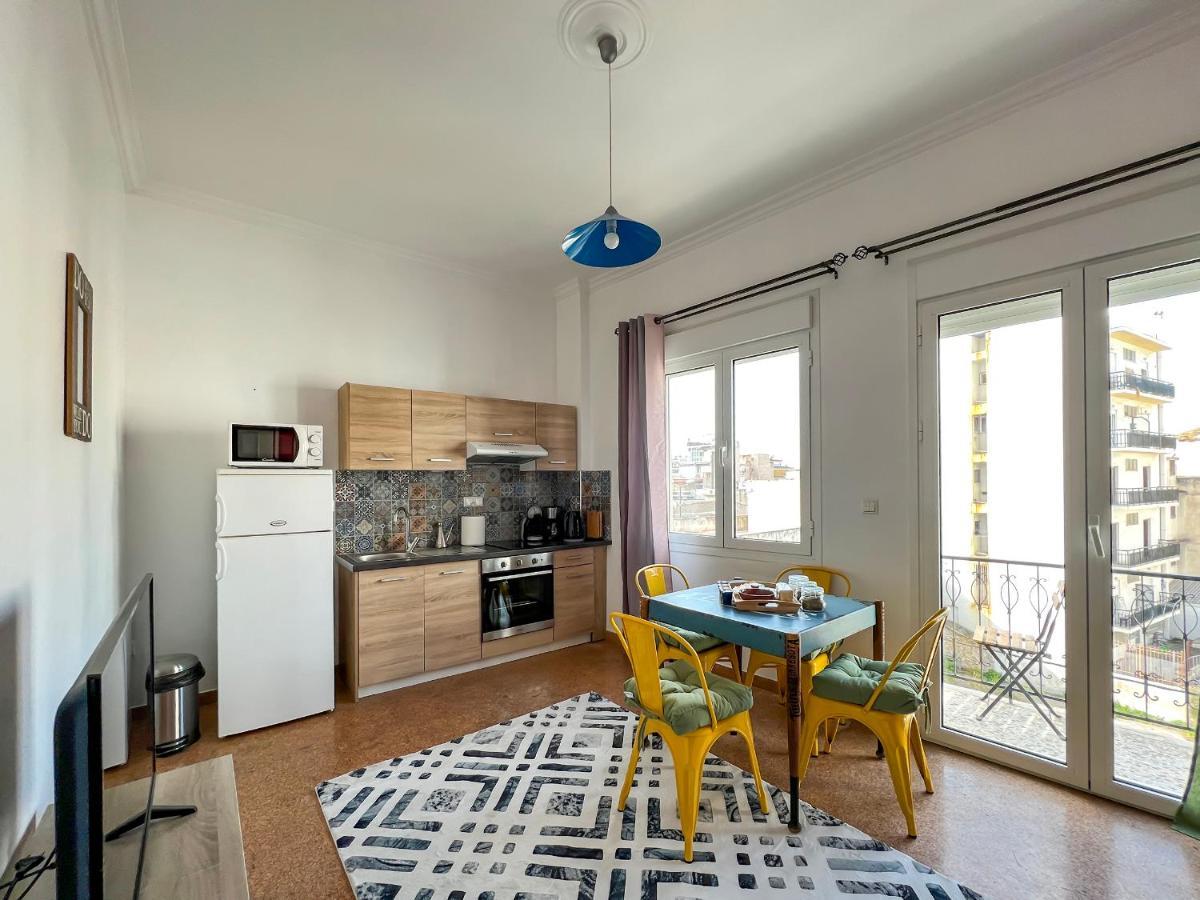 Ferienwohnung Soho Artsy 55Sqm Apt With Acropolis View Athen Exterior foto
