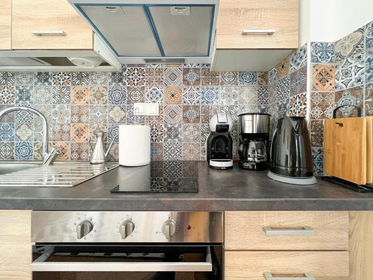 Ferienwohnung Soho Artsy 55Sqm Apt With Acropolis View Athen Exterior foto