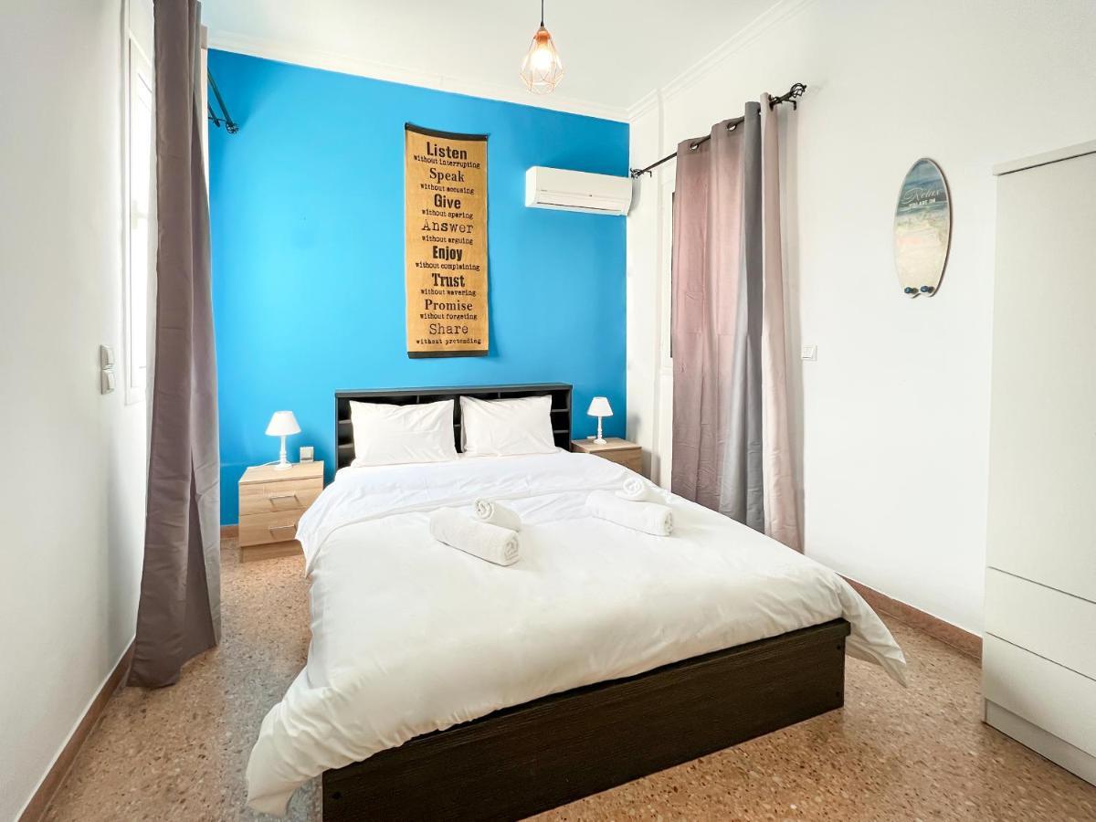 Ferienwohnung Soho Artsy 55Sqm Apt With Acropolis View Athen Exterior foto
