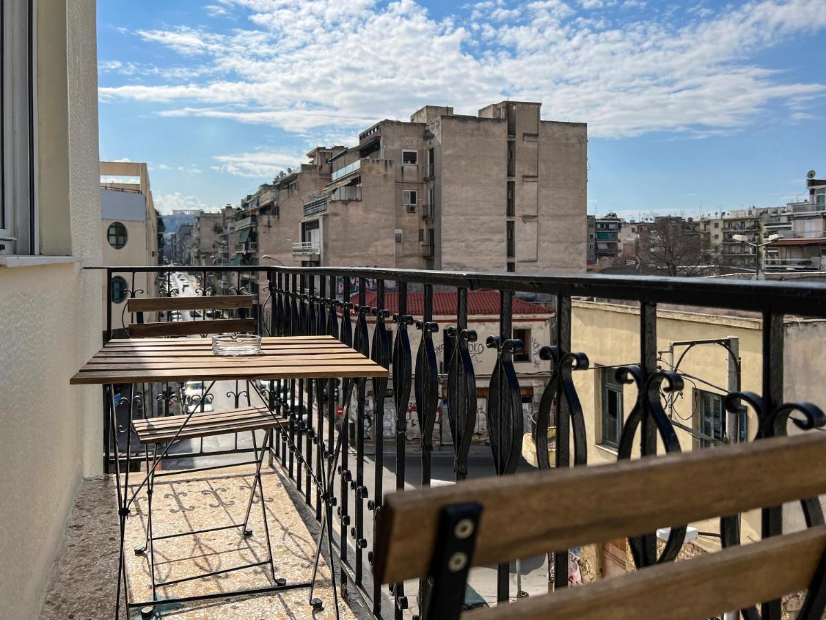 Ferienwohnung Soho Artsy 55Sqm Apt With Acropolis View Athen Exterior foto